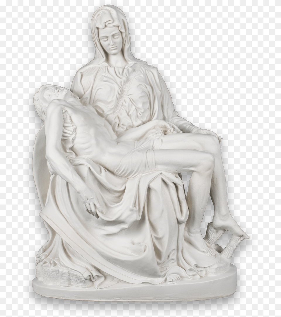 Pieta Of Michelangelo 8 Statue, Art, Adult, Wedding, Person Free Png Download