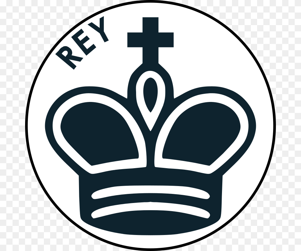 Pieza De Ajedrez Con Nombre Rey Negro King Chess Piece Red, Accessories, Stencil, Logo, Jewelry Png