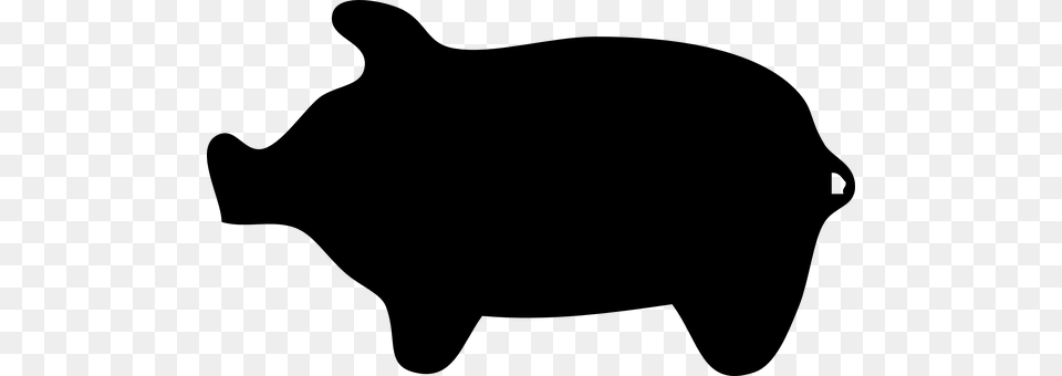 Pig Gray Free Png Download