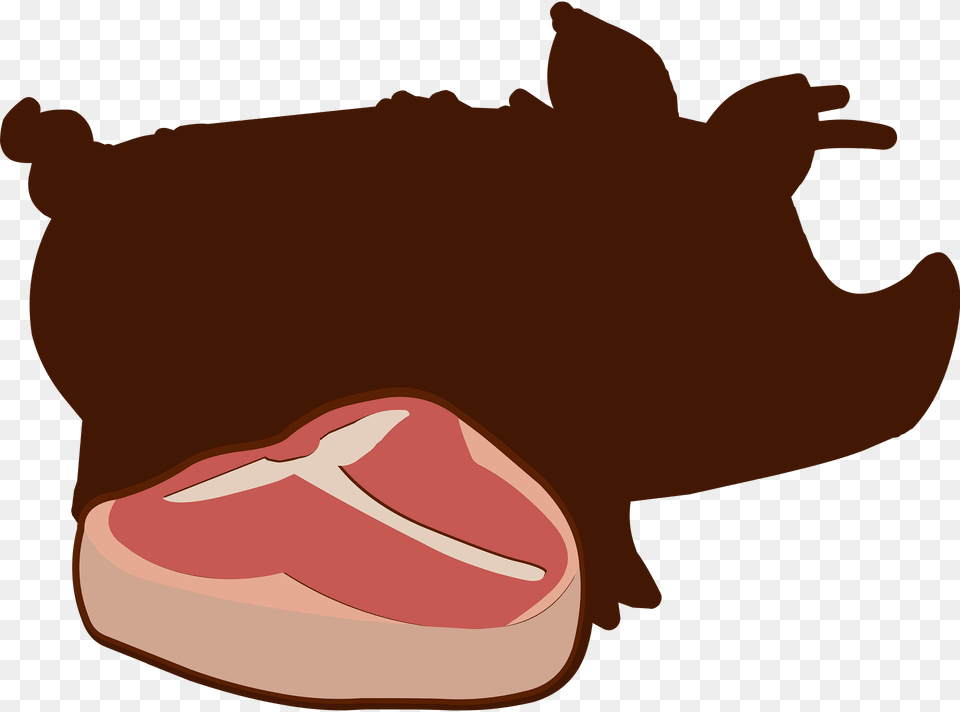 Pig And Bacon Clipart, Food, Meat, Pork, Animal Png Image