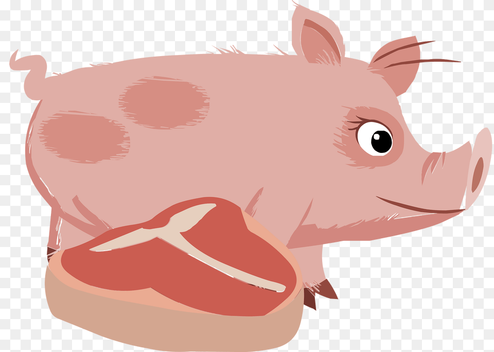 Pig And Bacon Clipart, Animal, Mammal, Hog, Fish Png