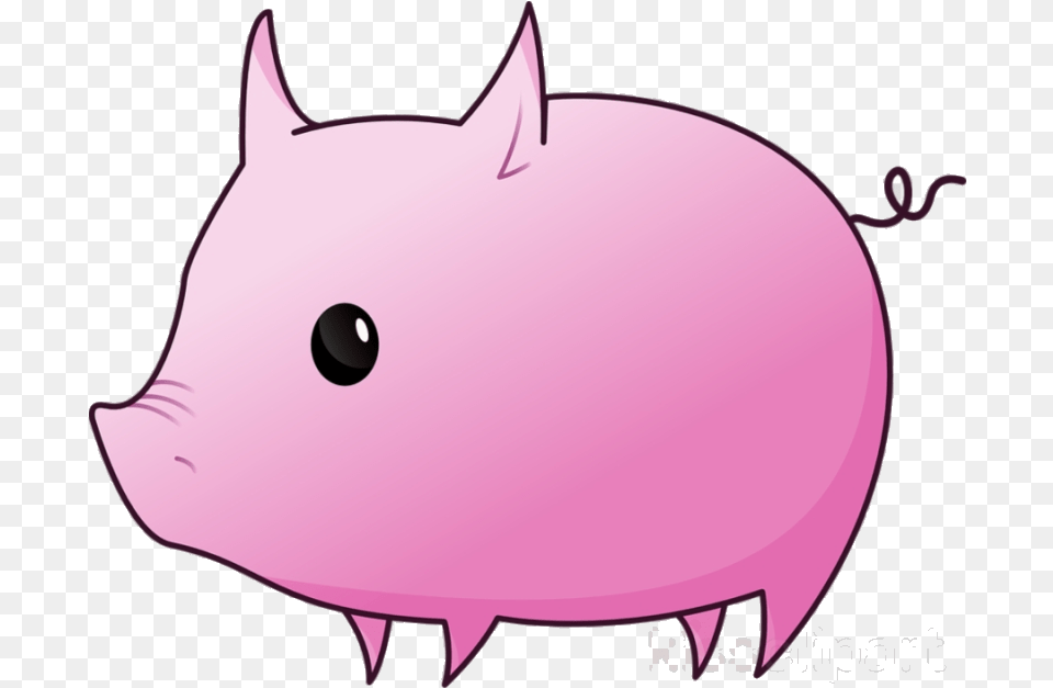 Pig Animated Pigs Clipart Clip Art Iphone Emoji Transparent Pig Clip Art, Piggy Bank, Animal, Mammal Free Png