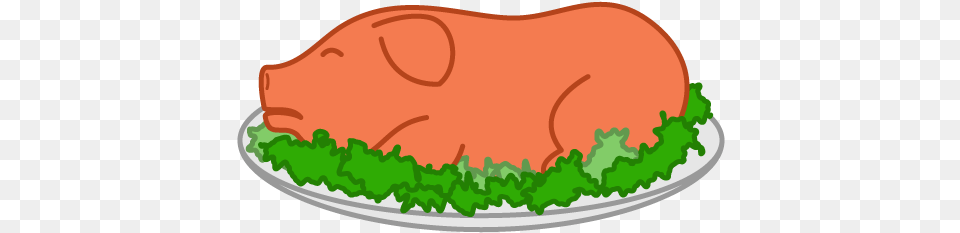 Pig Apple Cliparts 4 500 X 307 Webcomicmsnet Roasted Pig Cartoon, Food, Meal, Birthday Cake, Cake Free Png Download