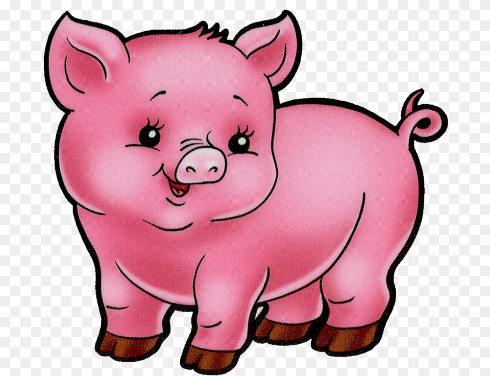 Pig Art Funny Pigs Cute Pigs Cute Cartoon Cartoon, Animal, Mammal, Hog Free Png Download