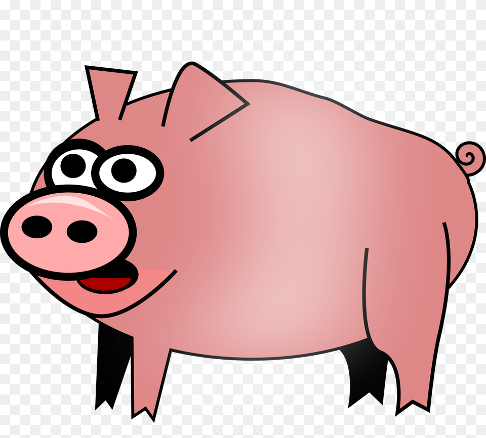 Pig Cartoon, Animal, Mammal, Hog, Fish Png Image