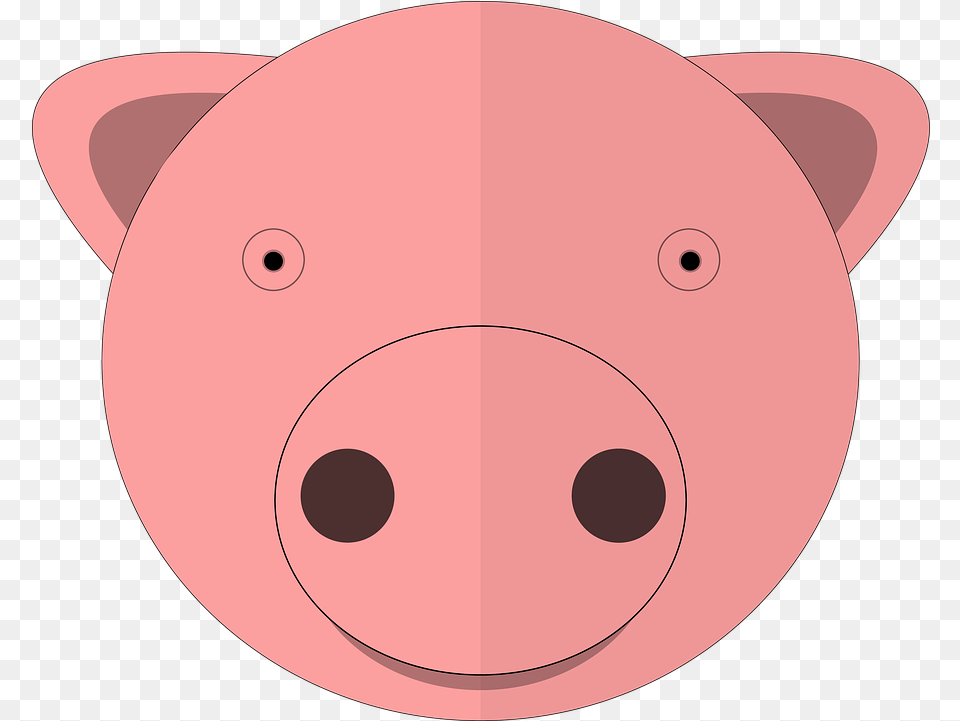 Pig Cartoon Animal Image On Pixabay, Piggy Bank, Astronomy, Moon, Nature Free Png