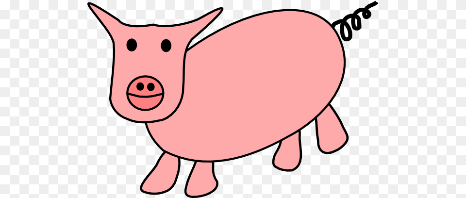 Pig Cartoon Clip Arts Animal, Mammal, Hog, Fish Free Png Download
