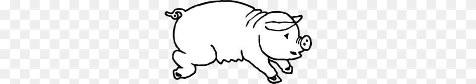 Pig Clip Art Free Clipart Clip Art, Animal, Stencil, Mammal, Hog Png