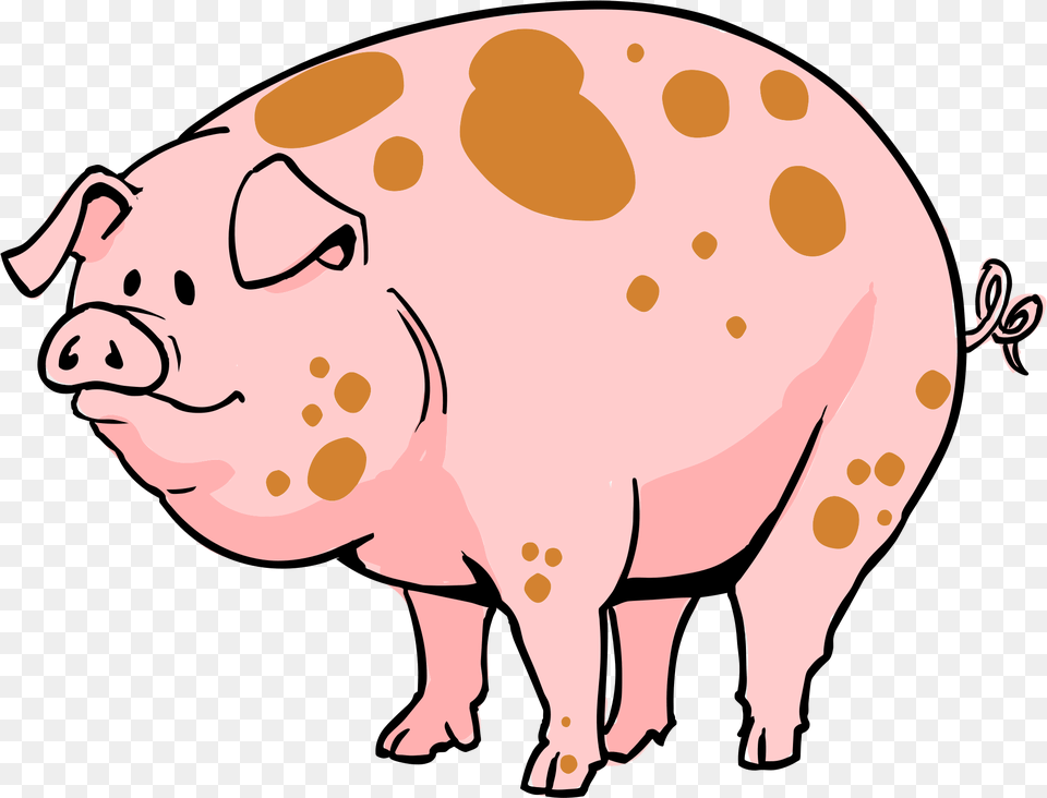 Pig Clip Art Pdf Clipart Images, Animal, Mammal, Hog, Person Free Png