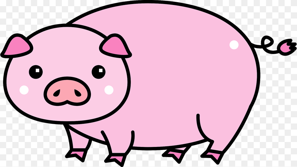 Pig Clipart, Animal, Mammal, Hog, Piggy Bank Png Image