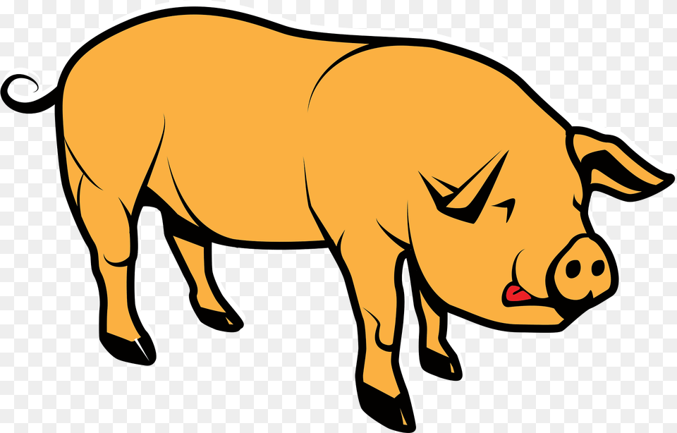 Pig Clipart, Animal, Hog, Mammal, Boar Png Image