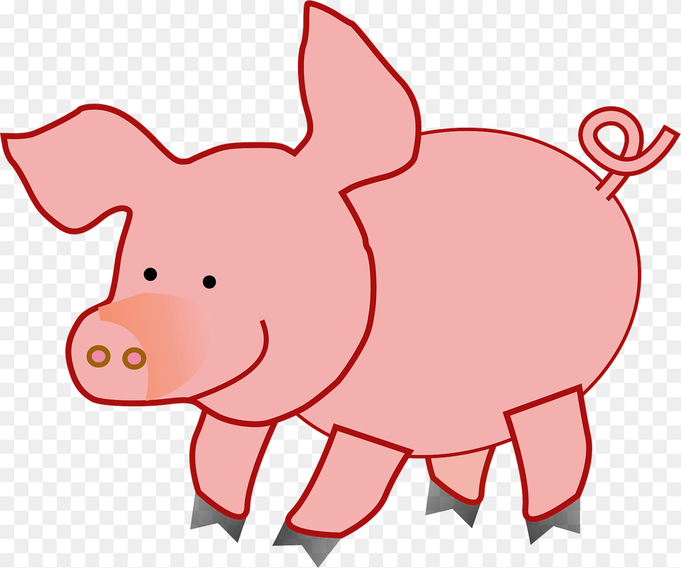 Pig Clipart, Animal, Mammal, Fish, Sea Life Png