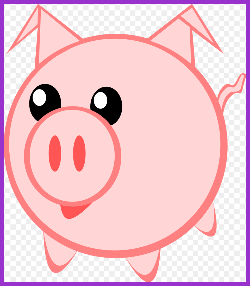 Pig Clipart Face Pig Face Transparent For, Piggy Bank, Animal, Bear, Mammal Free Png Download