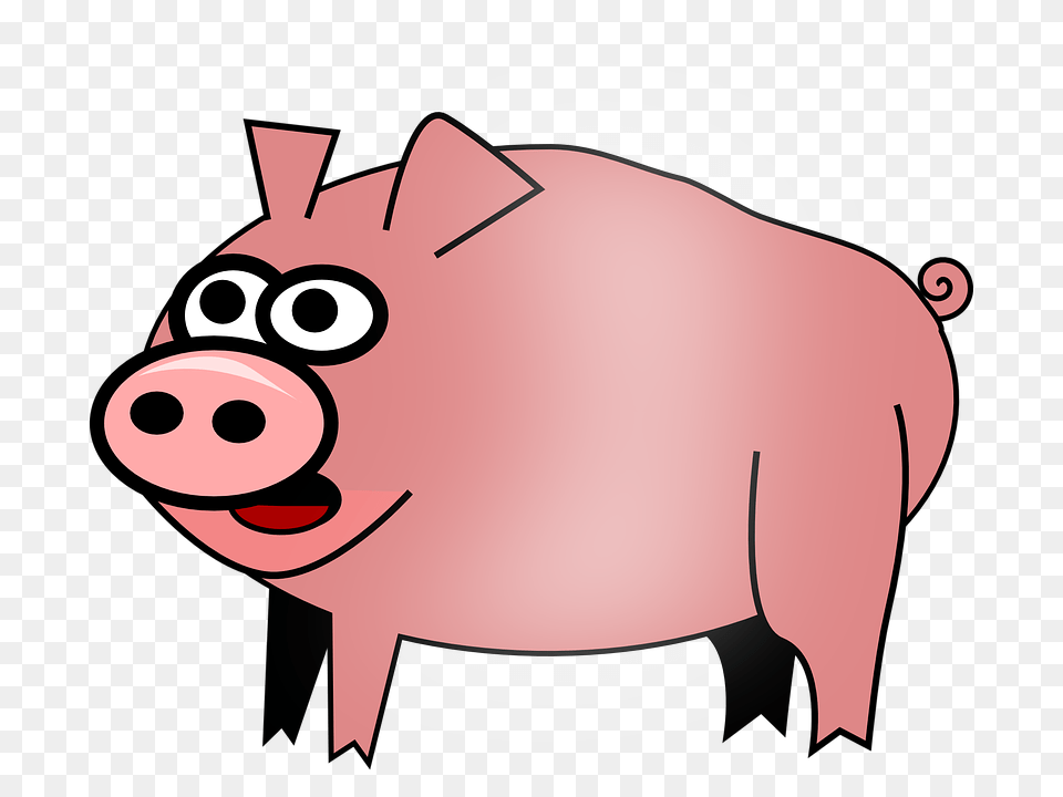Pig Clipart No Color, Animal, Hog, Mammal, Baby Free Png Download