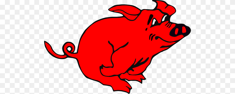 Pig Clipart Red, Animal, Hog, Mammal, Baby Free Png Download