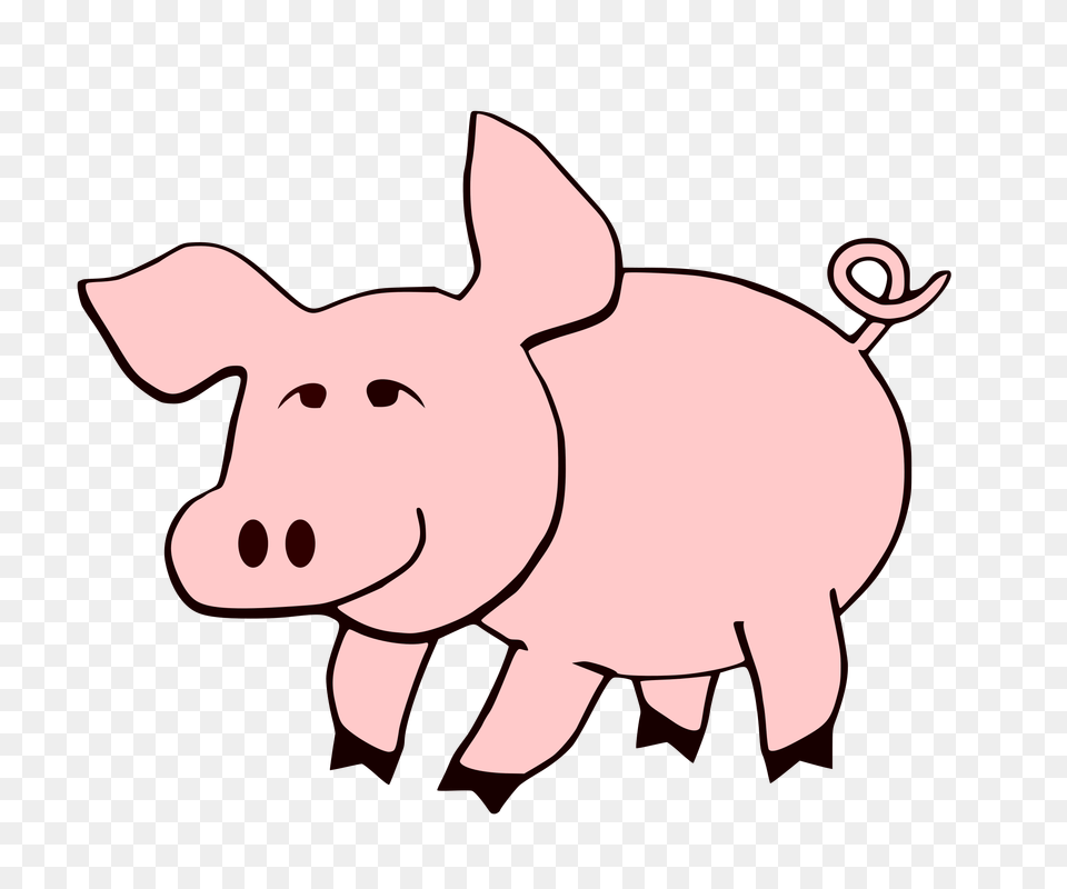 Pig Clipart Wikipedia With Pig Clipart, Face, Head, Person, Animal Free Png Download