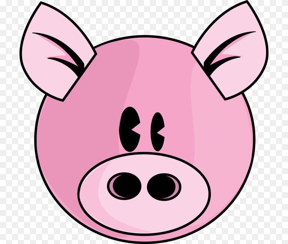 Pig Face Clip Art, Animal, Mammal, Piggy Bank Png Image