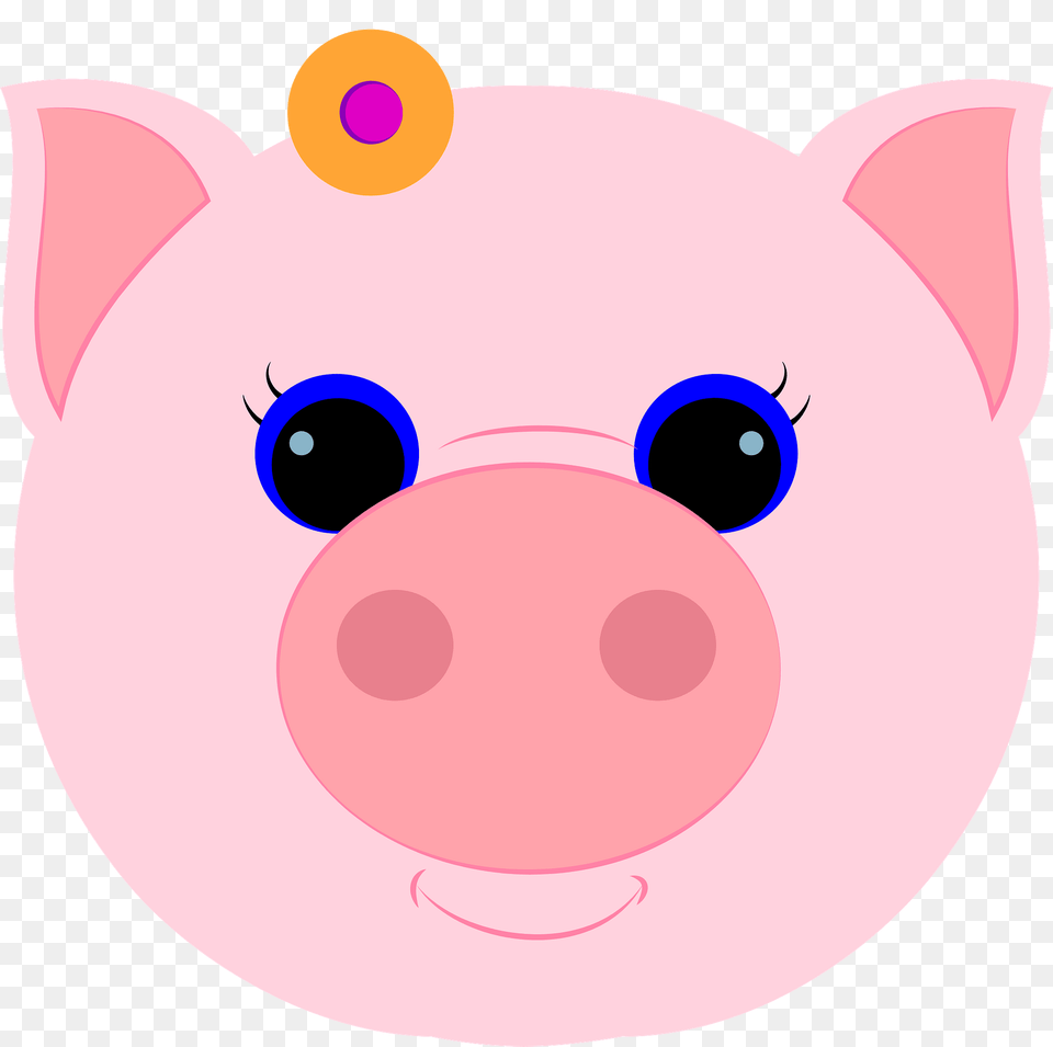 Pig Face Clipart, Piggy Bank Png Image