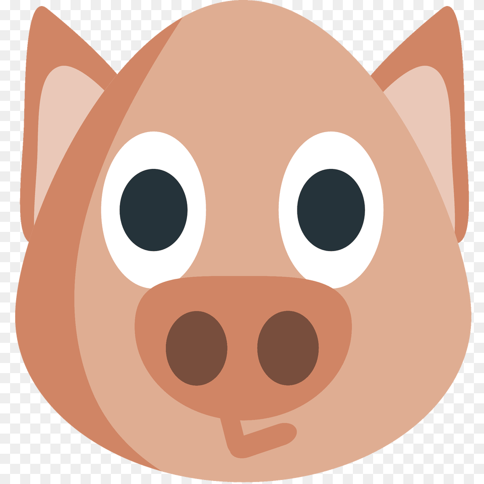 Pig Face Emoji Clipart, Snout, Animal, Fish, Sea Life Free Png