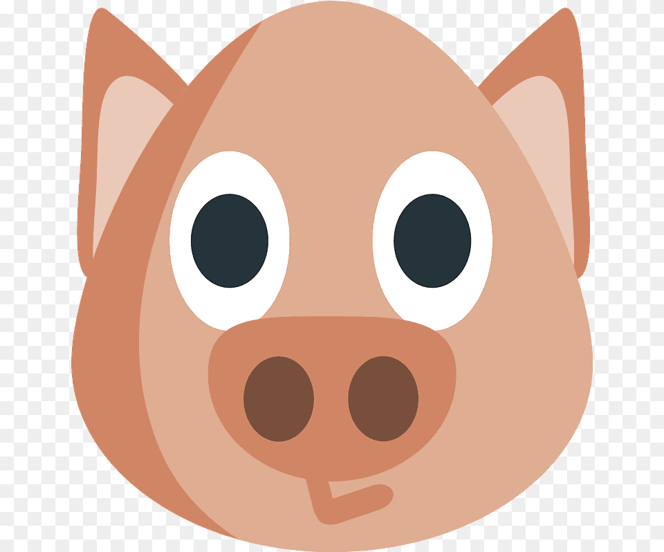 Pig Face Emoji Clipart Download Happy, Snout, Animal, Fish, Sea Life Free Transparent Png
