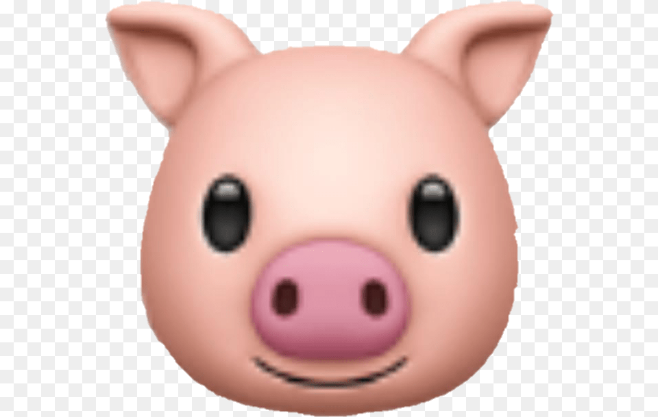 Pig Face Iphone Pig Emoji, Baby, Person, Piggy Bank, Head Free Png Download