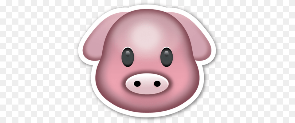Pig Face Pig Emoji, Snout, Disk, Animal, Mammal Png Image