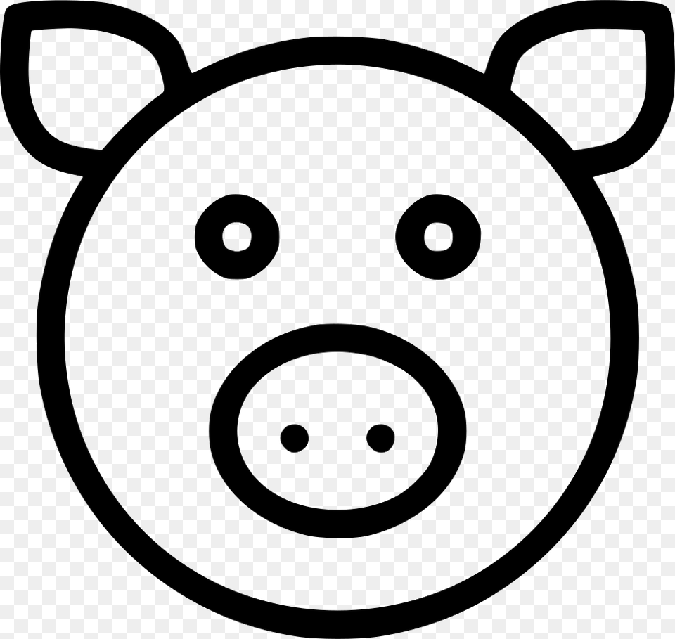 Pig Face Spiked Circle, Ammunition, Grenade, Weapon, Stencil Free Png Download