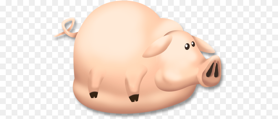 Pig Full Pig In Hay Day, Animal, Mammal, Hog, Piggy Bank Free Png