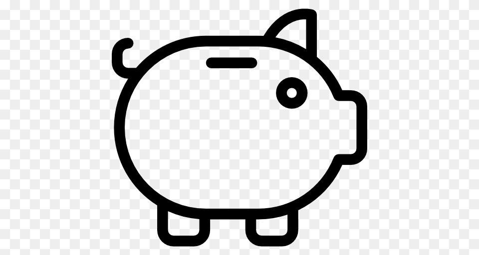 Pig Icon, Stencil, Piggy Bank, Appliance, Blow Dryer Png