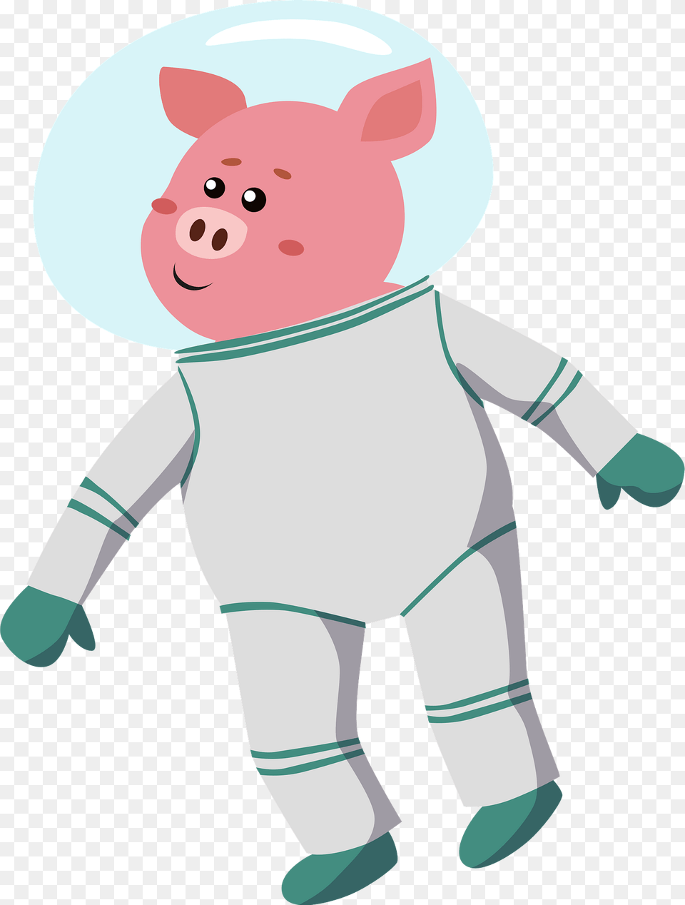 Pig In Space Clipart, Animal, Mammal, Bear, Wildlife Free Png Download