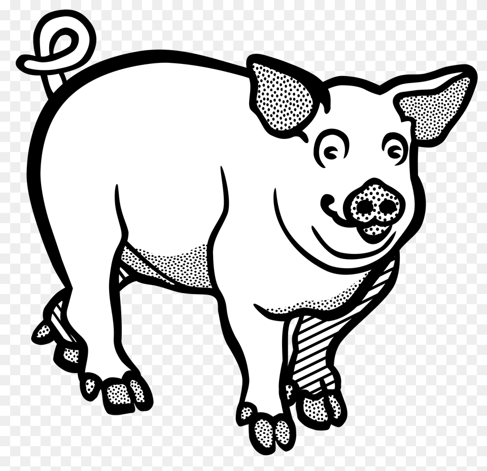 Pig Line Art Image Group, Mammal, Animal, Bear, Wildlife Free Png Download