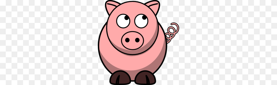 Pig Looking Up Left Clip Art, Animal, Bear, Mammal, Wildlife Free Png