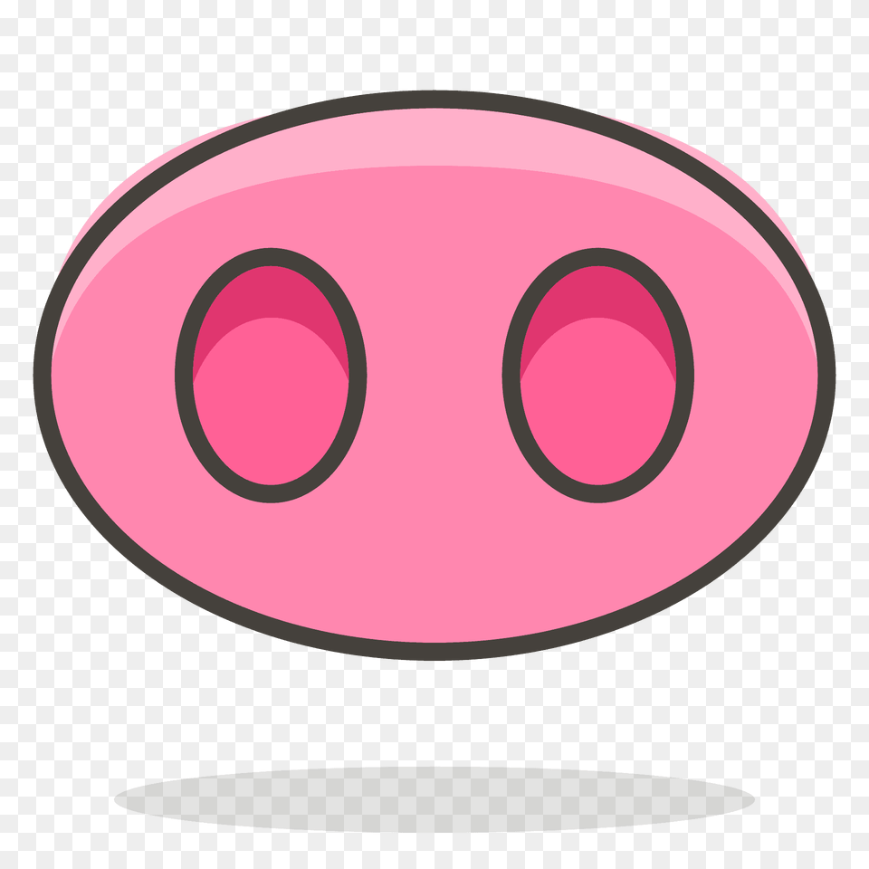 Pig Nose Emoji Clipart, Disk Free Png