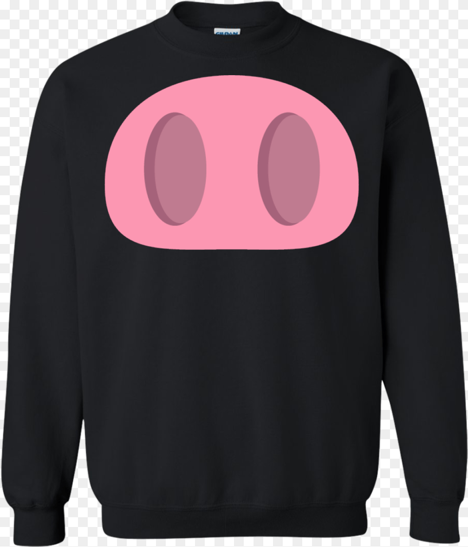 Pig Nose Emoji Sweatshirt U2013 Wind Vandy Ford Ugly Christmas Sweater, Clothing, Knitwear, Long Sleeve, Sleeve Free Png Download