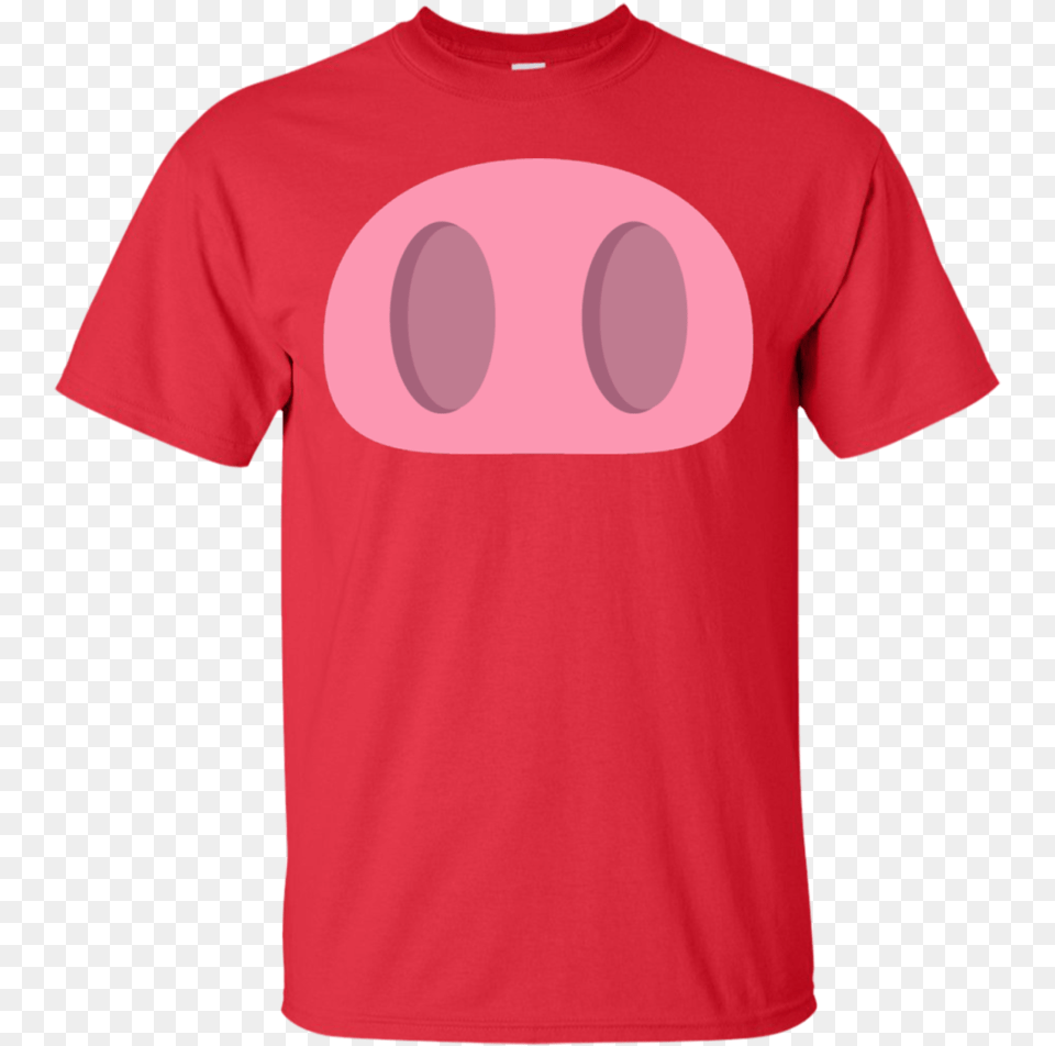 Pig Nose Emoji T Shirt Anti Vegetarian Shirts, Clothing, T-shirt Free Png Download