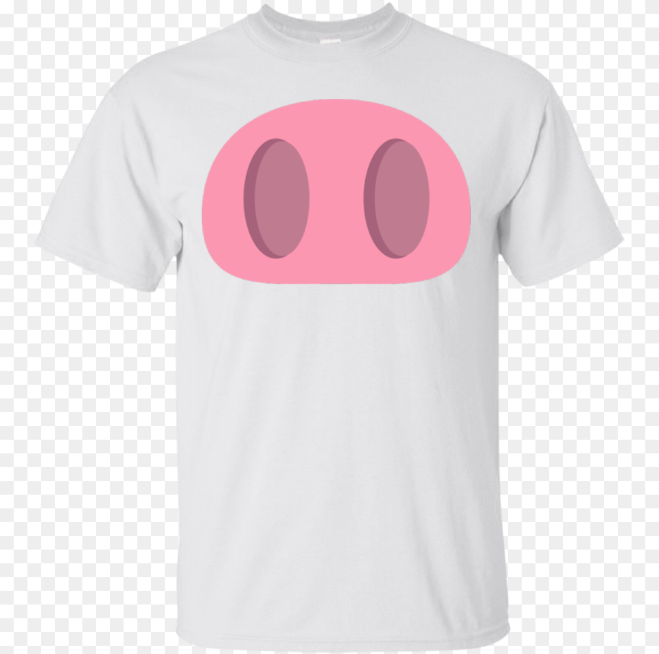 Pig Nose Emoji T Shirt Laserdisc, Clothing, T-shirt Free Png