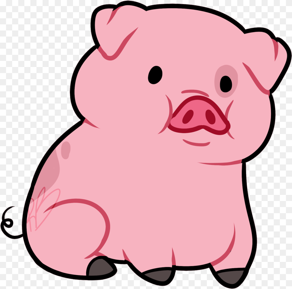 Pig Outline Cliparts Transparent Pig Cartoon, Baby, Person, Face, Head Png Image