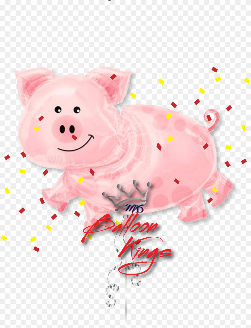 Pig Pig With Balloon, Animal, Bear, Mammal, Piggy Bank Png