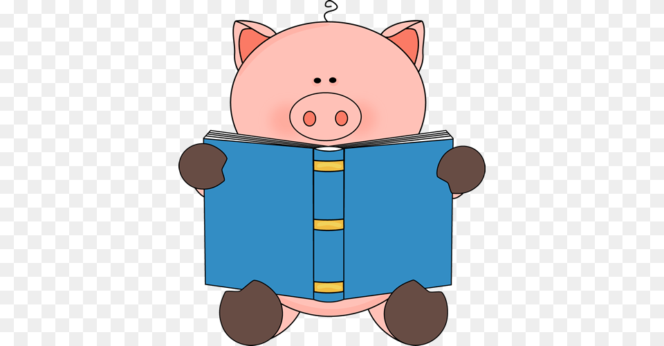 Pig Reading A Book Pig Pig Images Pig, Person, Bulldozer, Machine Free Png Download