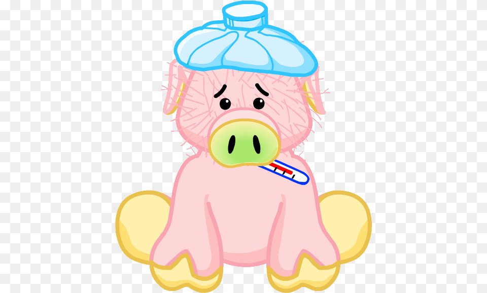 Pig Sick Baby Angel Clip Art, Nature, Outdoors, Snow, Snowman Png Image