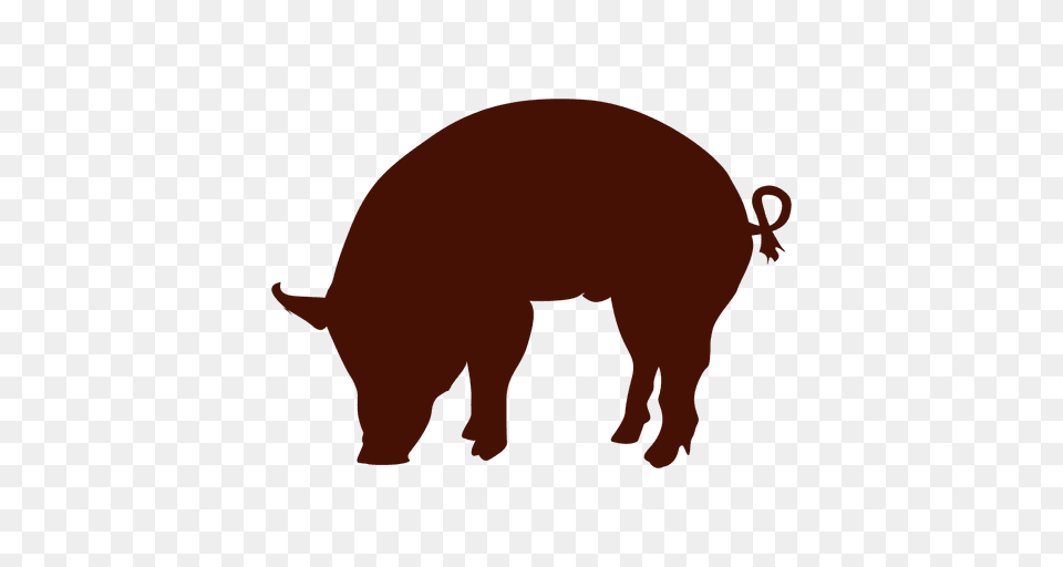 Pig Silhouette, Animal, Boar, Hog, Mammal Free Transparent Png