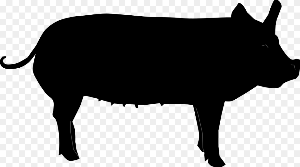 Pig Silhouette Clip Art Free Png