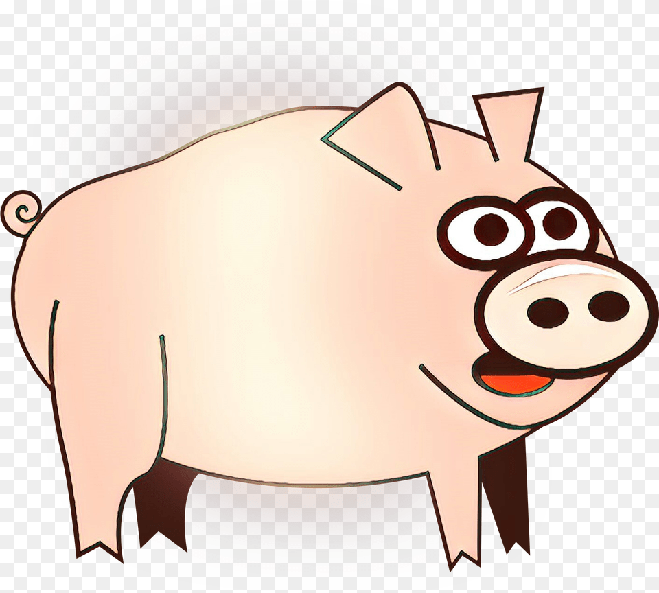 Pig Smoking Cattle Domestic Pig, Animal, Hog, Mammal, Face Free Transparent Png