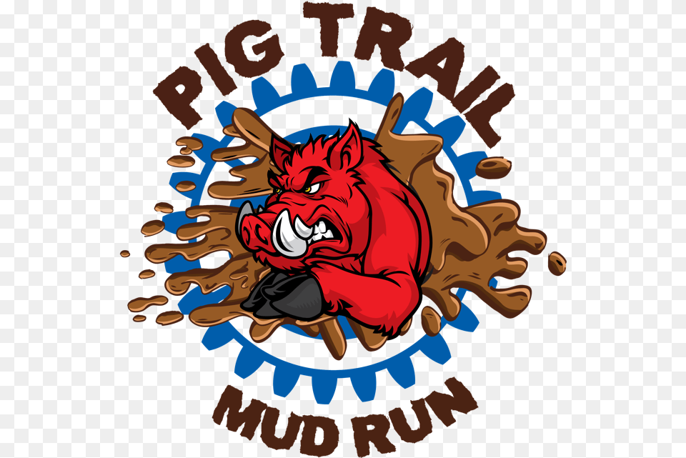 Pig Trail Mud Run Language, Logo Free Png Download