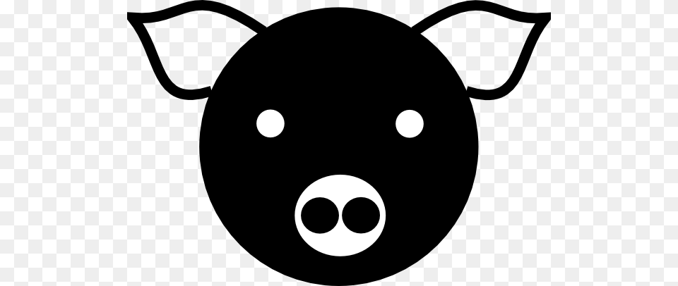 Pig Using Computer Pig Photos Cliparts That You Can, Stencil, Animal, Mammal, Rat Free Png