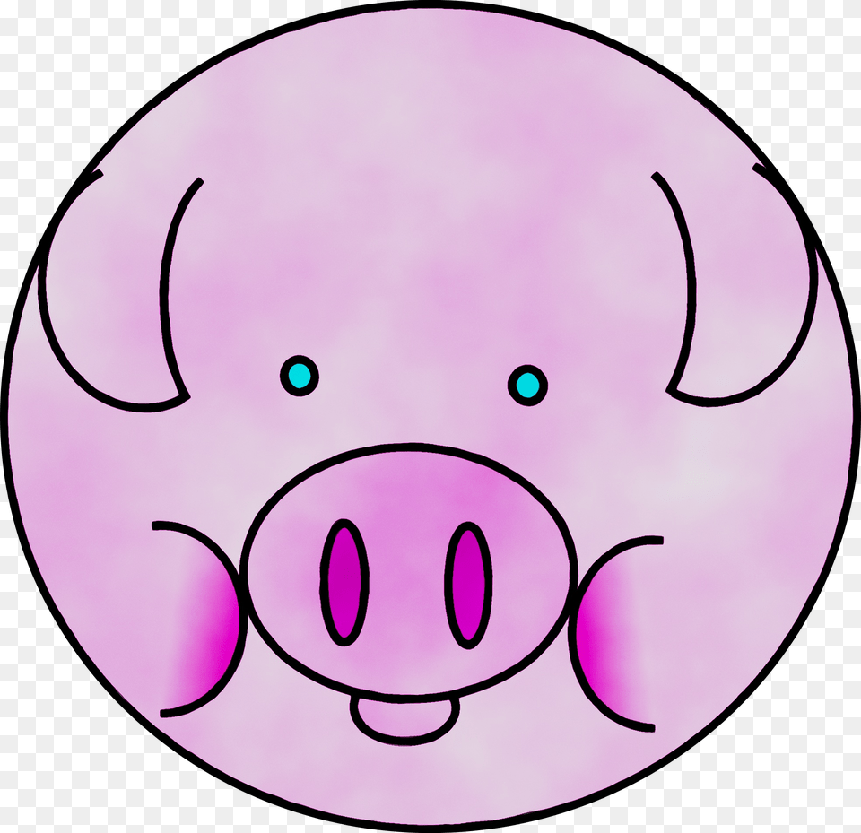 Pig Vector Graphics Clip Art Computer Icons Vietnamese Pig Icon, Purple, Disk Free Transparent Png
