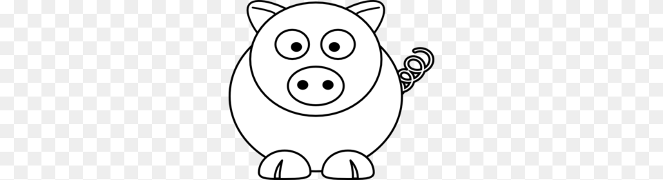 Pig White Clip Art, Piggy Bank Png Image