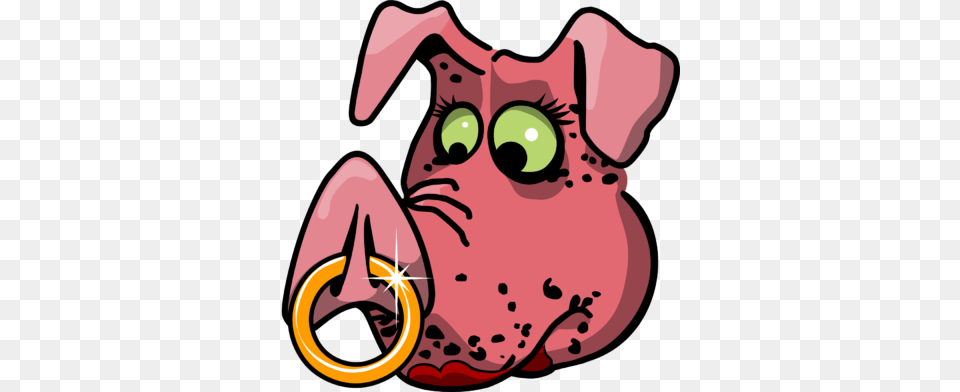 Pig With A Ring In Its Nose, Baby, Person, Electronics, Hardware Free Png