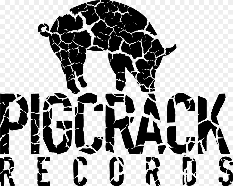 Pigcrack Records Giraffe, Gray Free Png