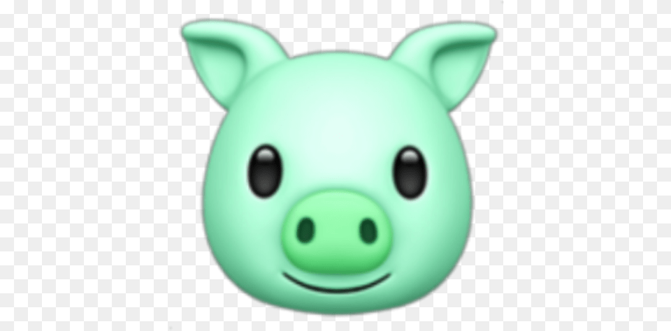 Pigemojigreen Emoji, Piggy Bank Free Png